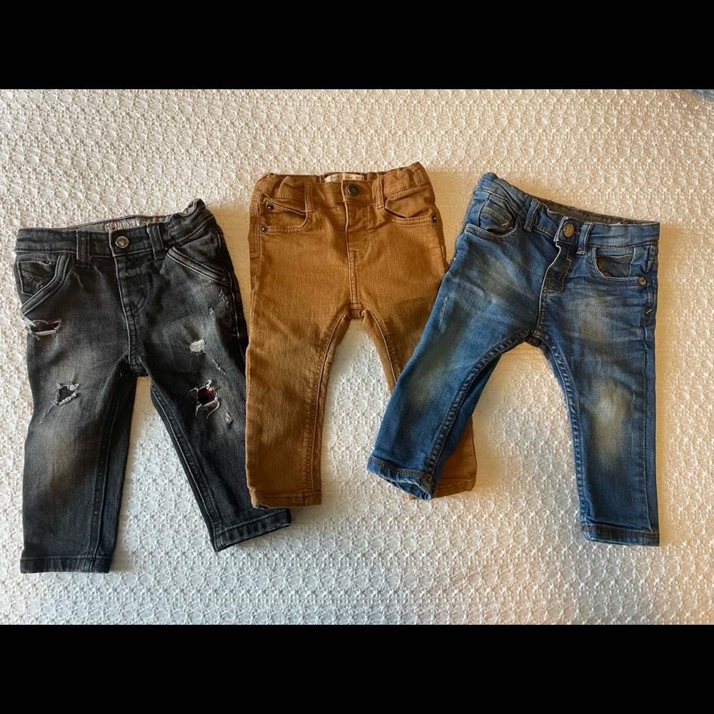 Zara jeans 9/12m